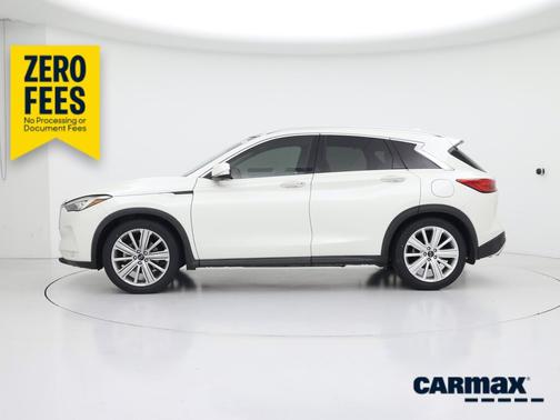White 2020 INFINITI QX50 Sensory
