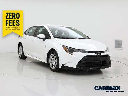 White 2024 Toyota Corolla LE