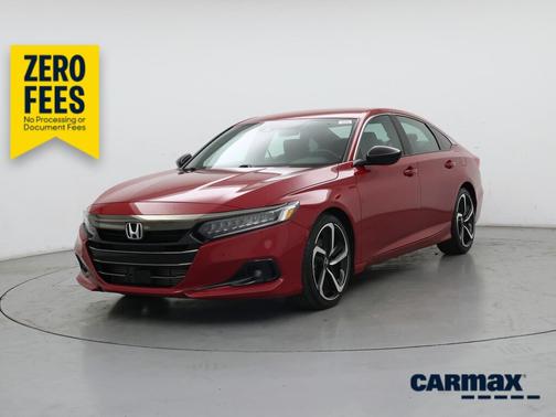 Red 2022 Honda Accord Sport
