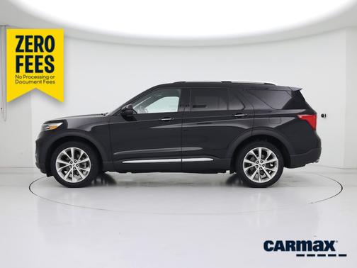 Black 2021 Ford Explorer Platinum