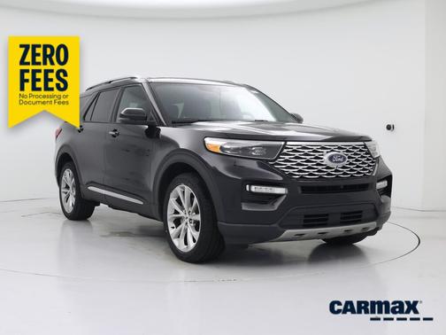 Black 2021 Ford Explorer Platinum