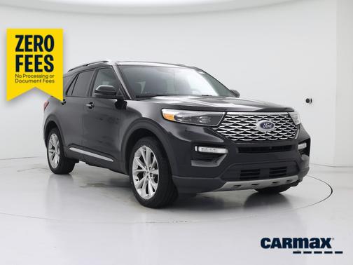 Black 2021 Ford Explorer Platinum