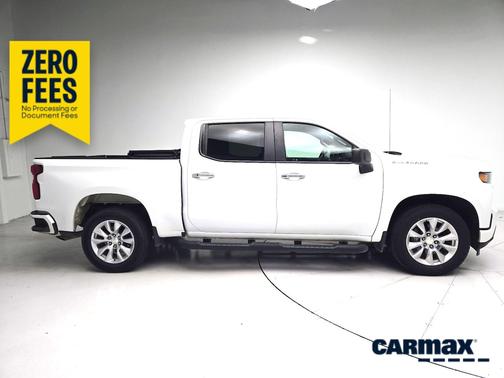 White 2021 Chevrolet Silverado 1500 Custom