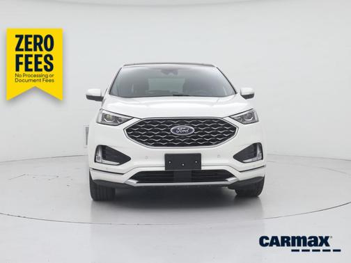 White 2021 Ford Edge Titanium
