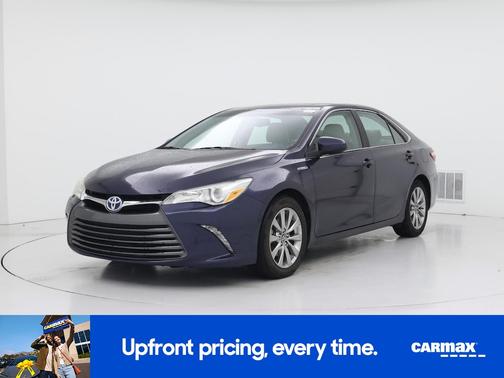 Blue 2015 Toyota Camry Hybrid XLE