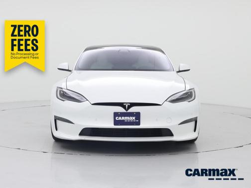 White 2021 Tesla Model S Plaid