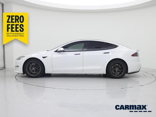 White 2021 Tesla Model S Plaid