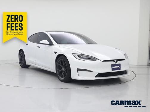 White 2021 Tesla Model S Plaid