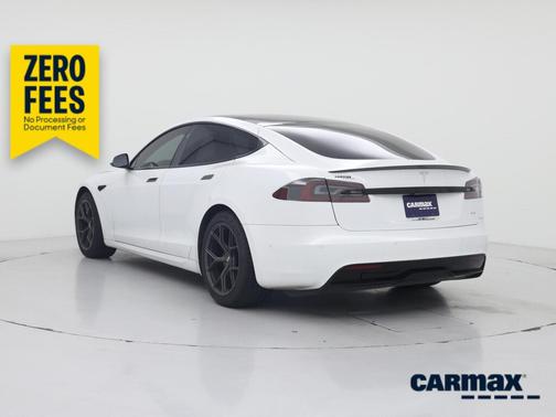 White 2021 Tesla Model S Plaid