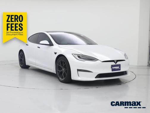 White 2021 Tesla Model S Plaid