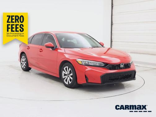 Red 2025 Honda Civic LX