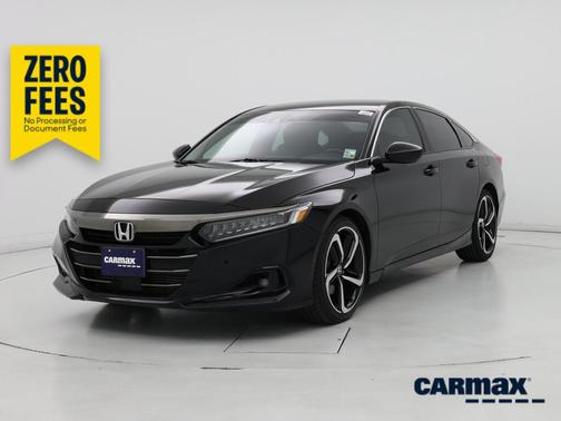 Black 2021 Honda Accord Sport