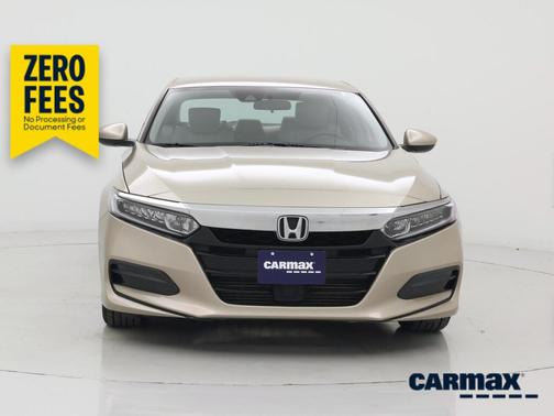 Tan 2018 Honda Accord LX