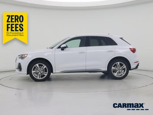 White 2021 Audi Q3 S-Line Premium
