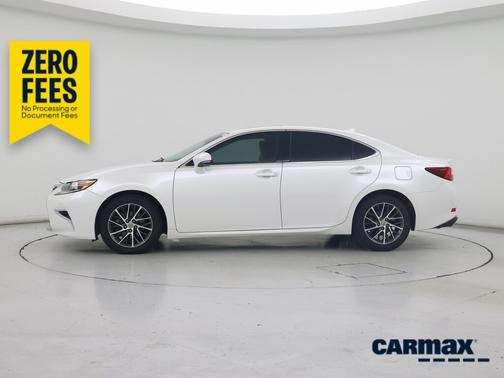 White 2017 Lexus ES 350