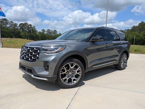 Carbonized Gray Metallic 2025 Ford Explorer Platinum
