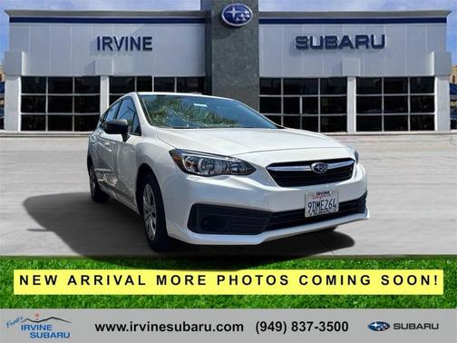 Crystal White Pearl 2023 Subaru Impreza Base