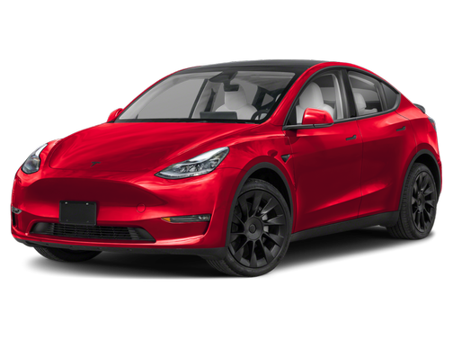 RED 2024 Tesla Model Y Long Range Dual Motor All-Wheel Drive