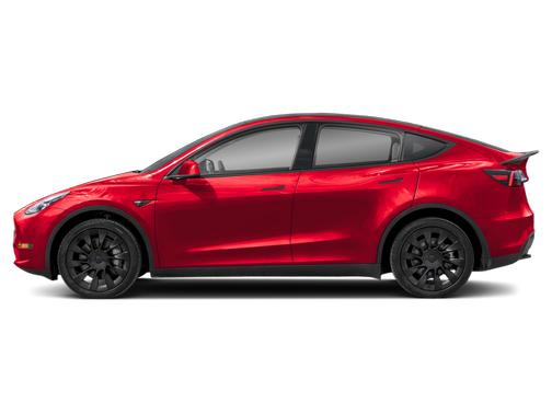 RED 2024 Tesla Model Y Long Range Dual Motor All-Wheel Drive