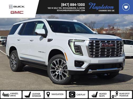 Glacier White Tricoat 2026 GMC Yukon Denali