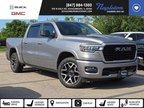 Billet Silver Metallic Clearcoat 2025 RAM 1500 Laramie