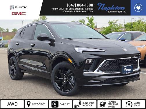 Ebony Twilight Metallic 2026 Buick Encore GX Sport Touring