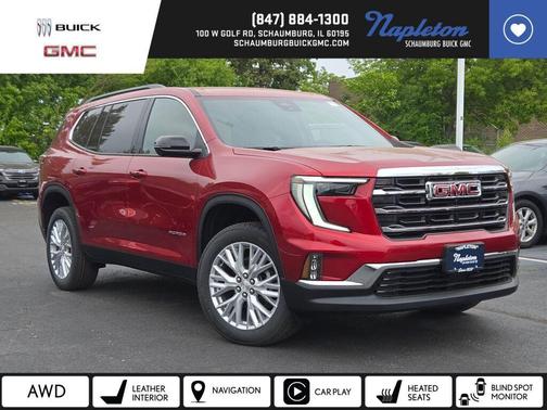Volcanic Red Tintcoat 2026 GMC Acadia Elevation AWD