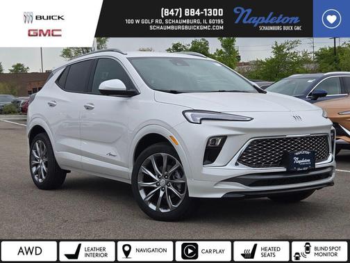 White Frost Tricoat 2026 Buick Encore GX Avenir