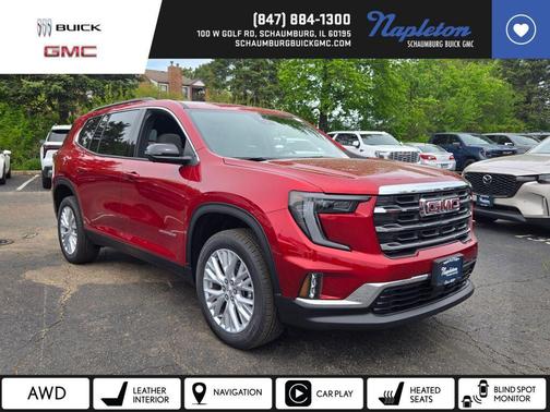 Volcanic Red Tintcoat 2026 GMC Acadia Elevation AWD