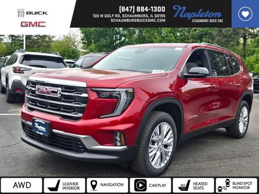 Volcanic Red Tintcoat 2026 GMC Acadia Elevation AWD