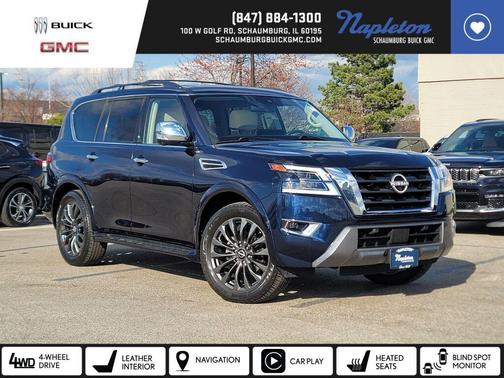 Hermosa Blue Pearl 2023 Nissan Armada Platinum 4WD