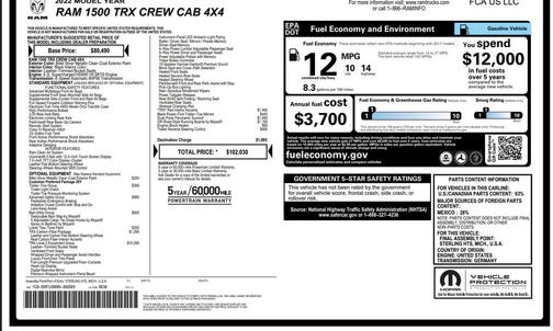 Billet Silver Metallic Clearcoat 2022 RAM 1500 TRX