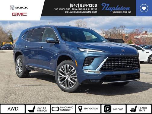 ocean blue metallic 2026 Buick Enclave Avenir FWD