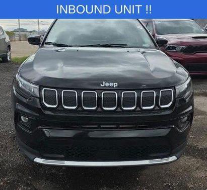 Diamond Black Crystal Pearlcoat 2022 Jeep Compass Limited