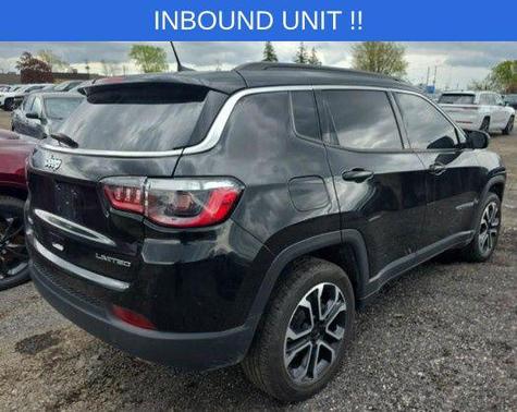 Diamond Black Crystal Pearlcoat 2022 Jeep Compass Limited