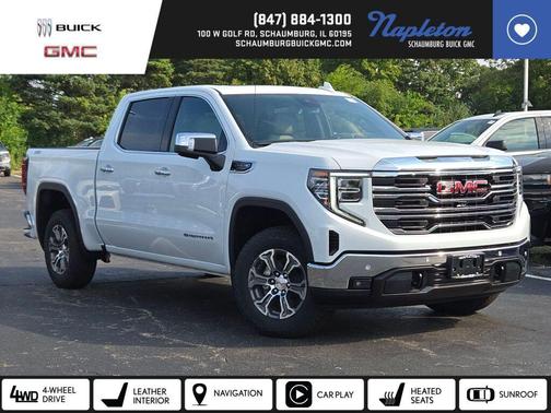 Summit White 2026 GMC Sierra 1500 SLT