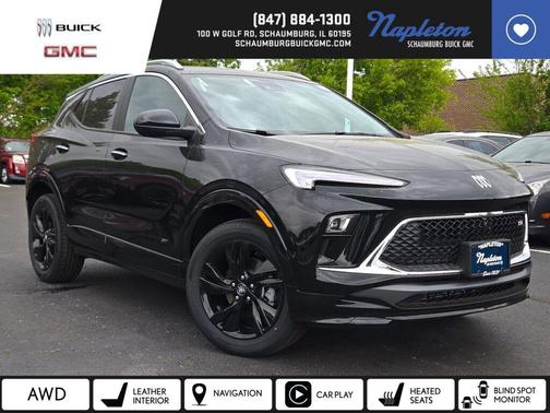 Ebony Twilight Metallic 2026 Buick Encore GX Sport Touring