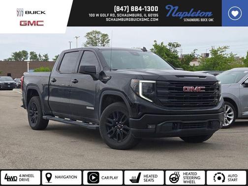 Onyx Black 2024 GMC Sierra 1500 Elevation