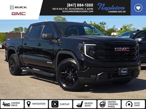 Onyx Black 2022 GMC Sierra 1500 Elevation