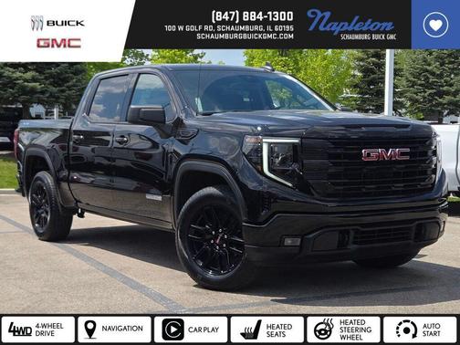 Onyx Black 2024 GMC Sierra 1500 Elevation