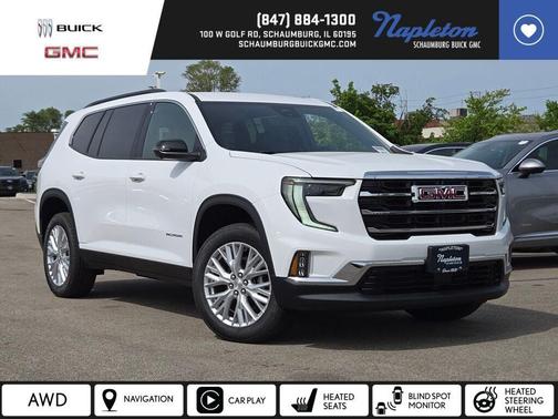 Summit White 2026 GMC Acadia Elevation AWD