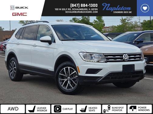Pure White 2020 Volkswagen Tiguan 2.0T SE 4MOTION