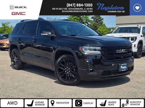 Ebony Twilight Metallic 2023 GMC Acadia AWD SLT