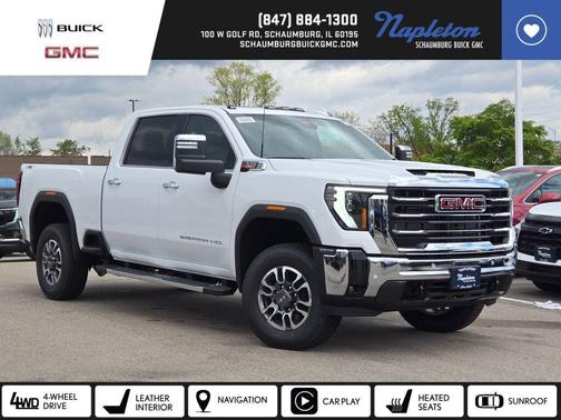 Summit White 2026 GMC Sierra 3500 SLT