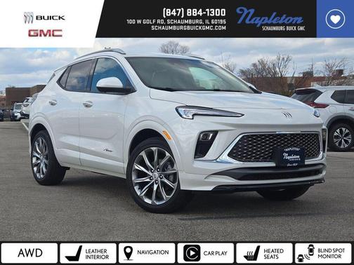 White Frost Tricoat 2026 Buick Encore GX Avenir