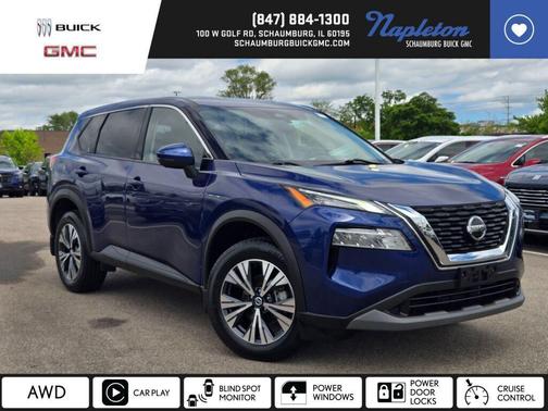 Caspian Blue Metallic 2021 Nissan Rogue SV