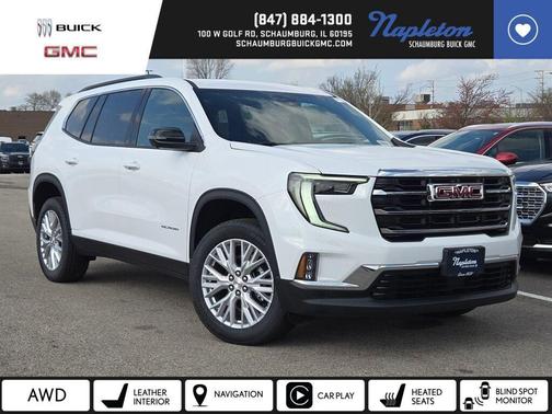 Summit White 2026 GMC Acadia Elevation AWD