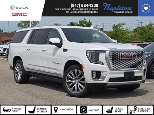 White Frost Tricoat 2021 GMC Yukon XL Denali