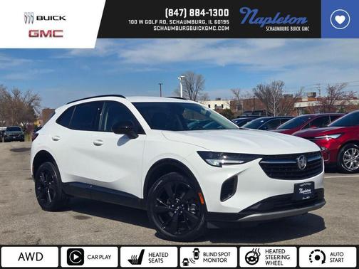 Summit White 2023 Buick Envision Preferred AWD