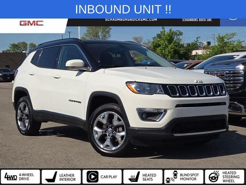 White Clearcoat 2020 Jeep Compass Limited